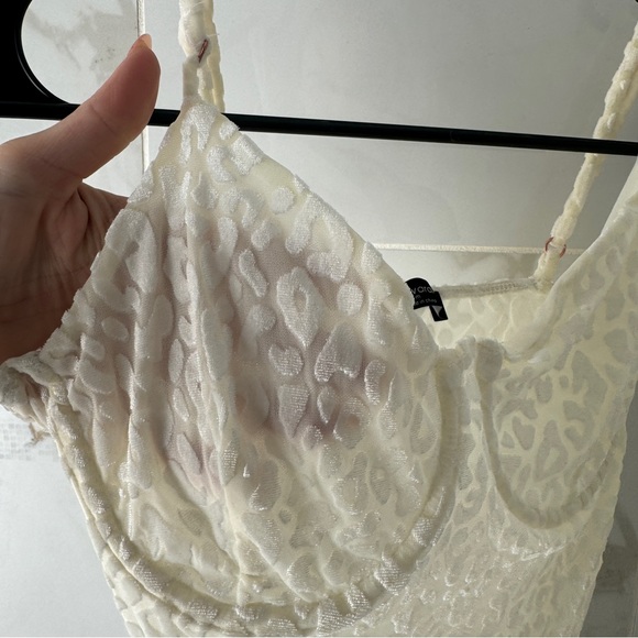 NAKED WARDROBE | SHEER ANIMAL PRINT BODYSUIT - Picture 4 of 4